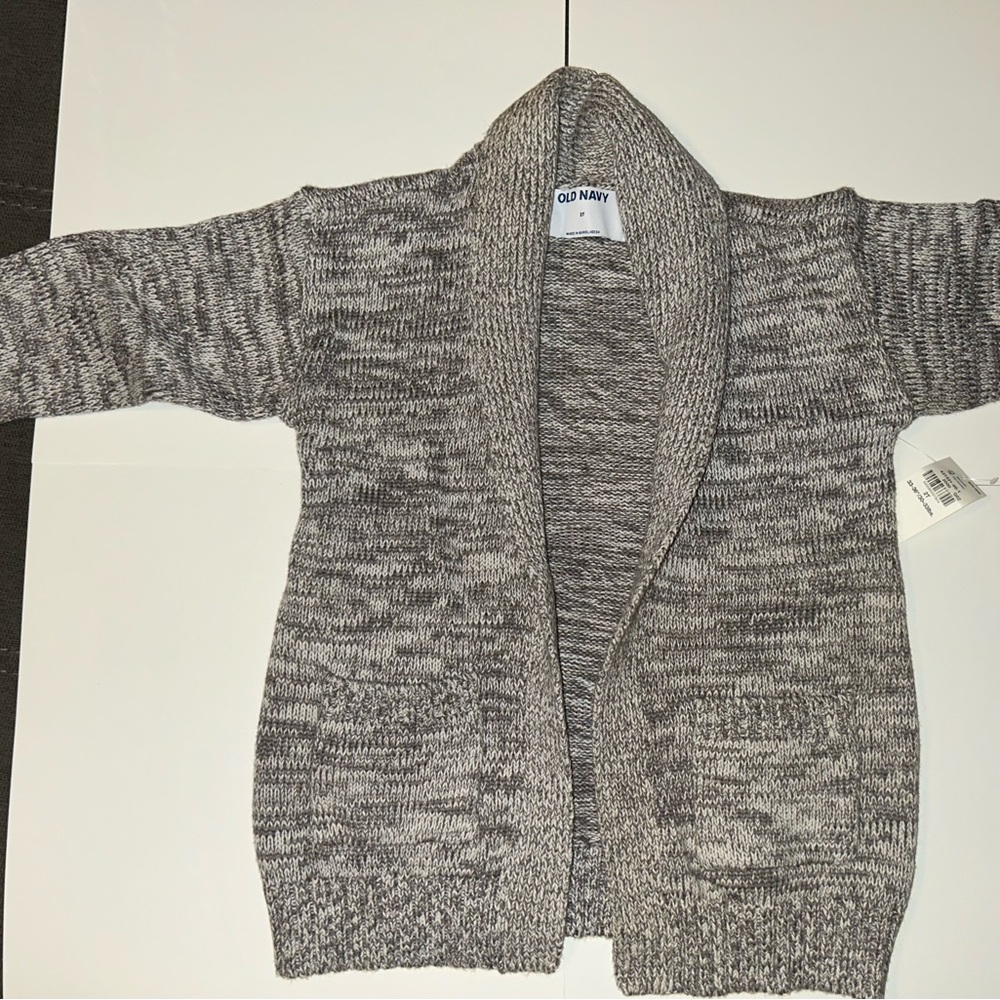 Old Navy Charcoal Knit Sweater 2T